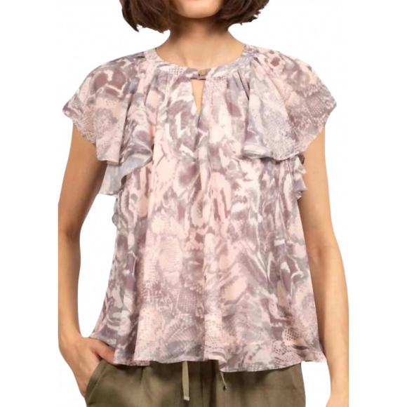 NEW BLUEBIRD CANYON izzy blouse in snakeskin - Picture 2 of 2